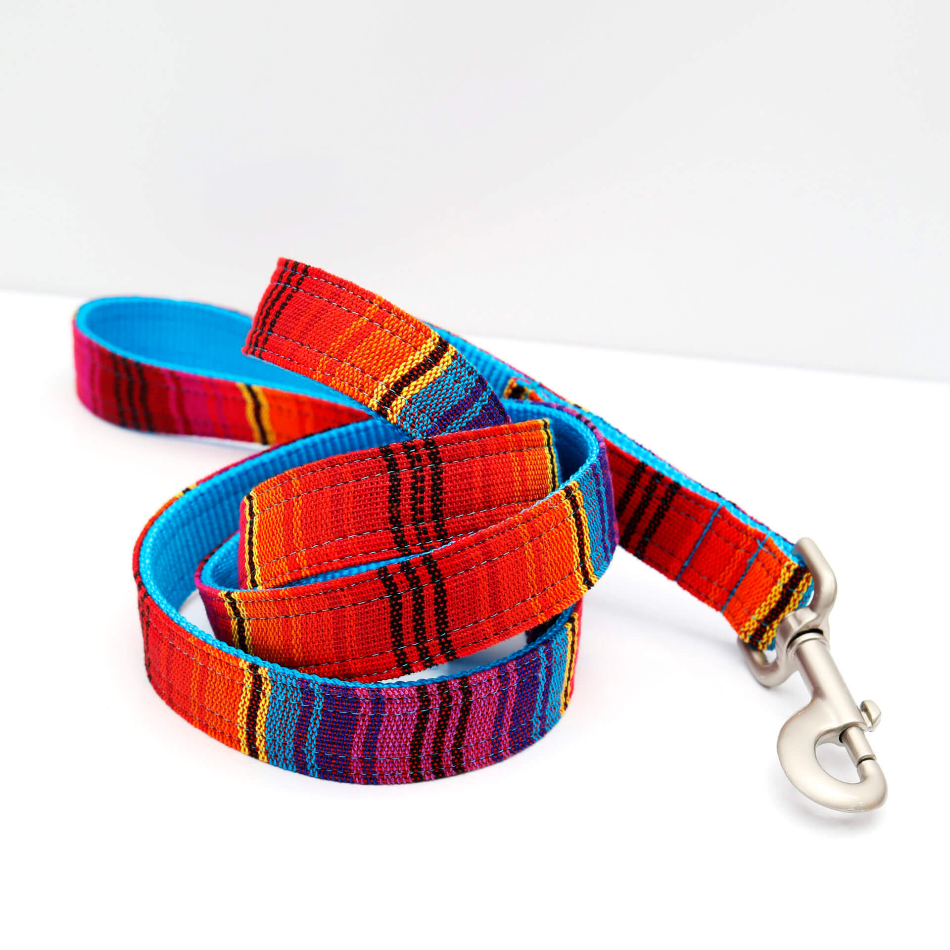 colorful fiesta Guatemalan dog leash