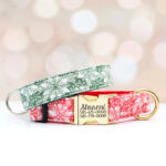Holiday Dog Collar - Stormi Snowflake Canvas (Red and Green)