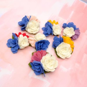 lana dog collar flower corsage group
