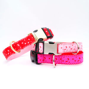 Grosgrain ribbon dog collars hot sale