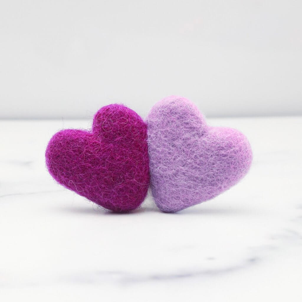 purple lilac dog collar heart cropped