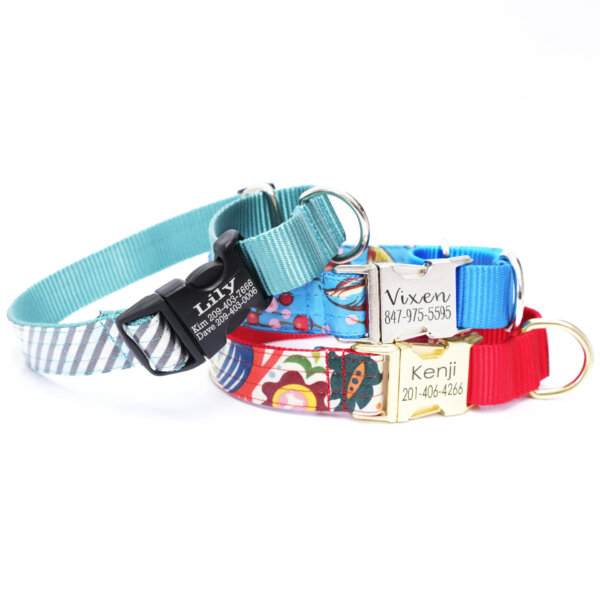 laminate martingale collars engraved