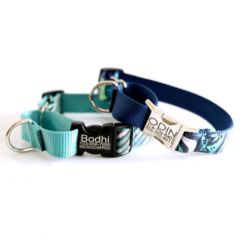 Personalized Martingale Dog Collar *Laminated Styles