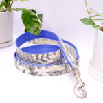 'Botanica' Leaf Print Dog Leash - Canvas Dog Lead