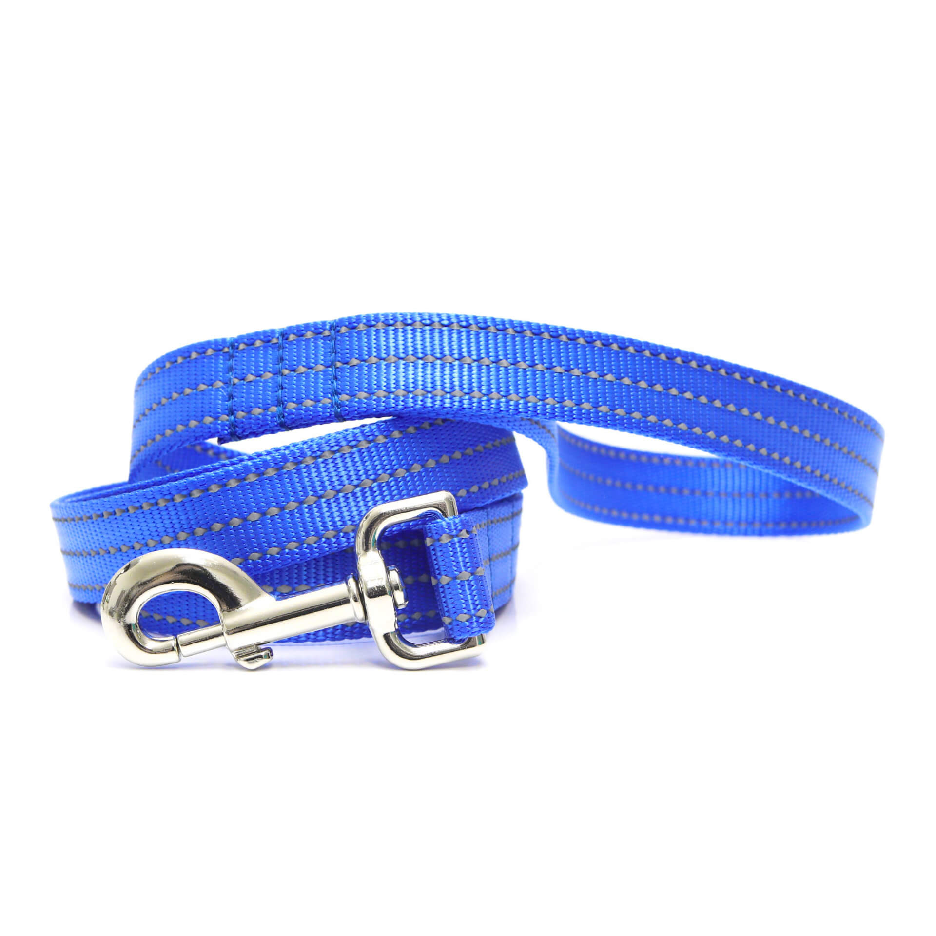 royal blue reflective dog leash