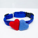 Fourth of July Hearts Dog Collar Accessory