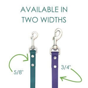 waterproof hands free convertible leash width chart