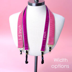 camera strap width options