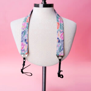 lana floral camera strap canvas feminine