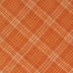Orange Plaid Spice Flannel