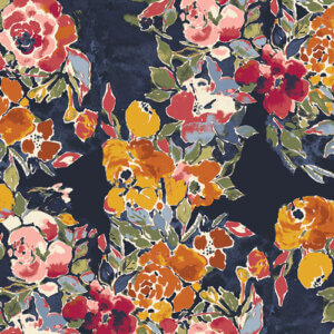 maizie flannel floral swatch