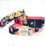 'Maizie' Floral Flannel Fi Compatible Dog Collar