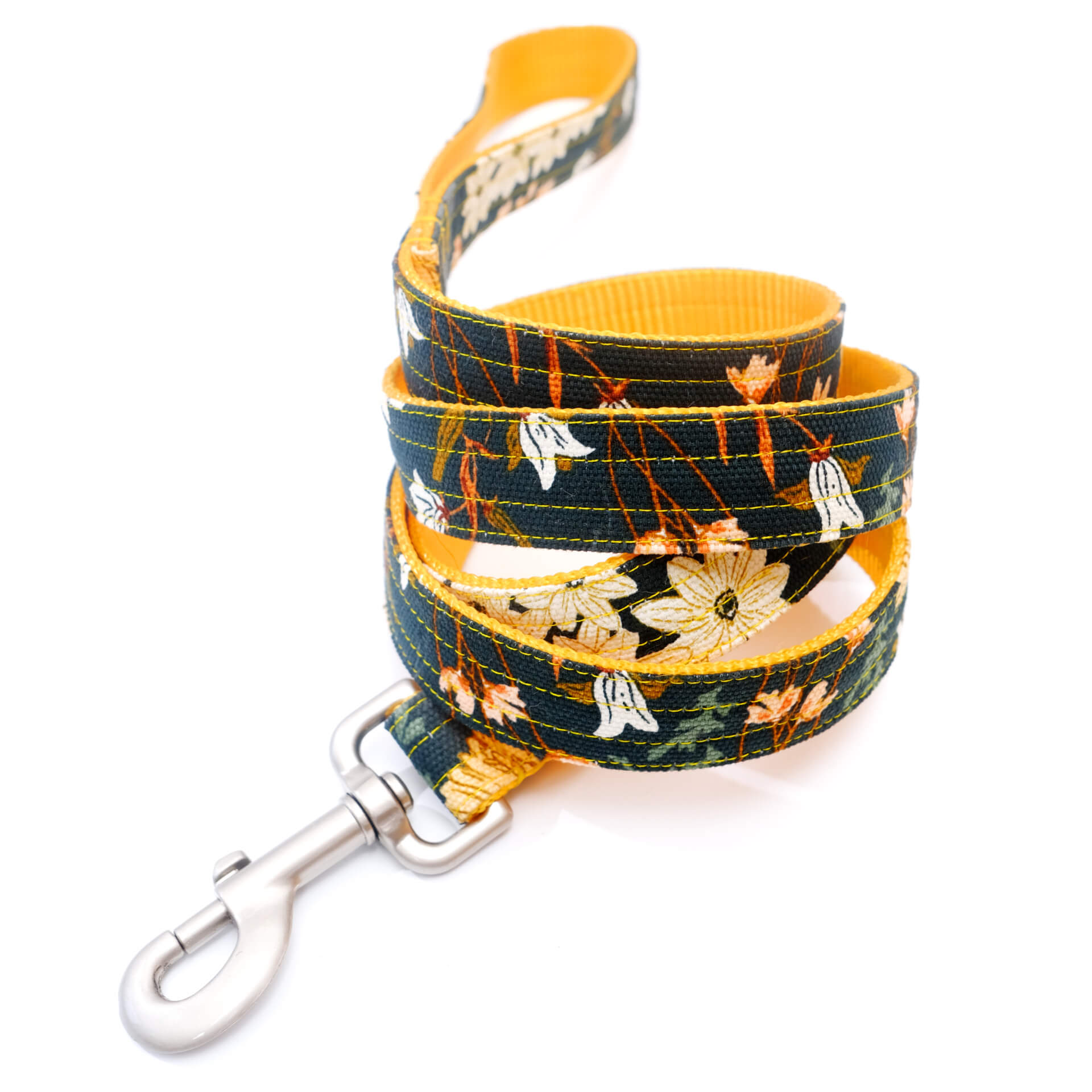 dandelion canvas dog leash