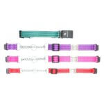 Fi Compatible Reflective Chain Martingale Dog Collar - Optional Name Plate