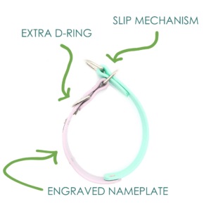 two tone waterproof slip collar chart