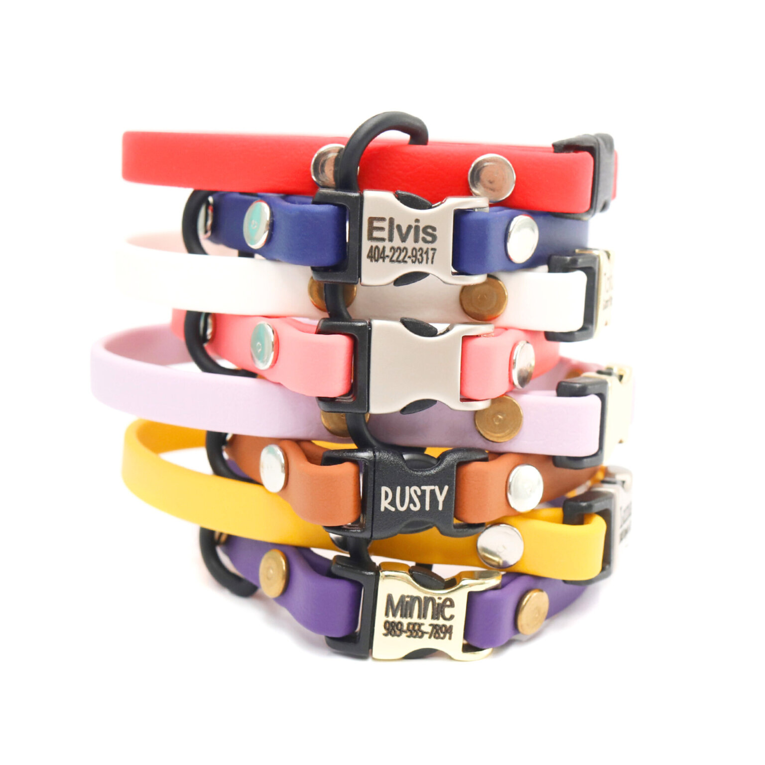 Custom Colles Personalized, Custom Cat Collars | Mimi Green