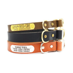 leather slip collars