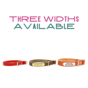 leather slip collar (width chart)