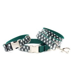 black buffalo plaid christmas laminate collars