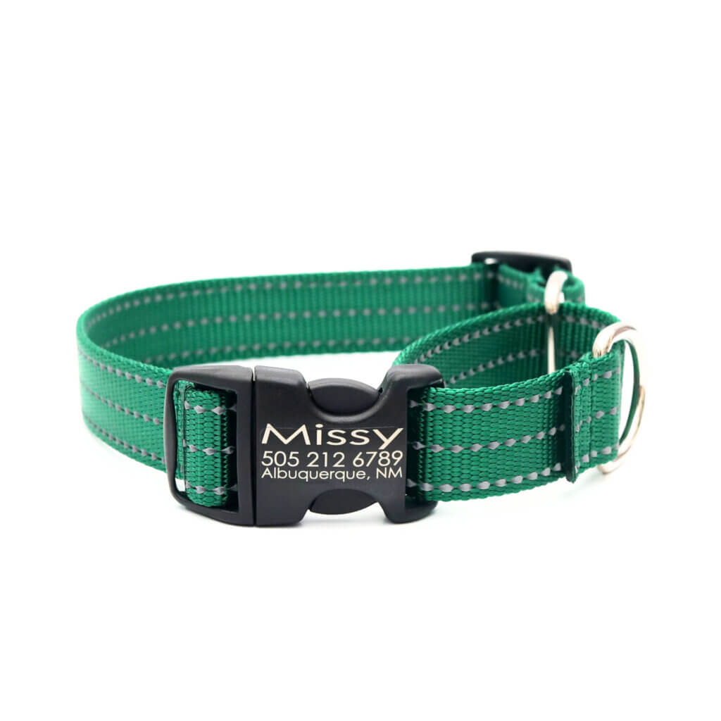 Forest Green Reflective Martingale