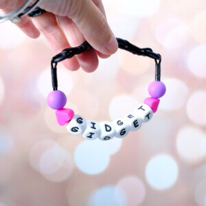 cat collar with name bracelet