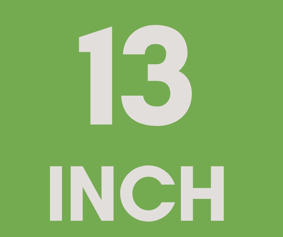 13"
