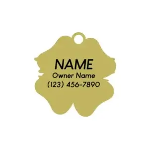 Backside Lucky Dog ID TAG