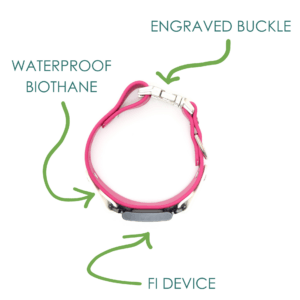 waterproof fi collar side release w tabs (chart)