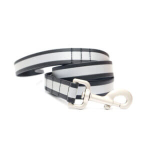 sewn midweight reflective leash black