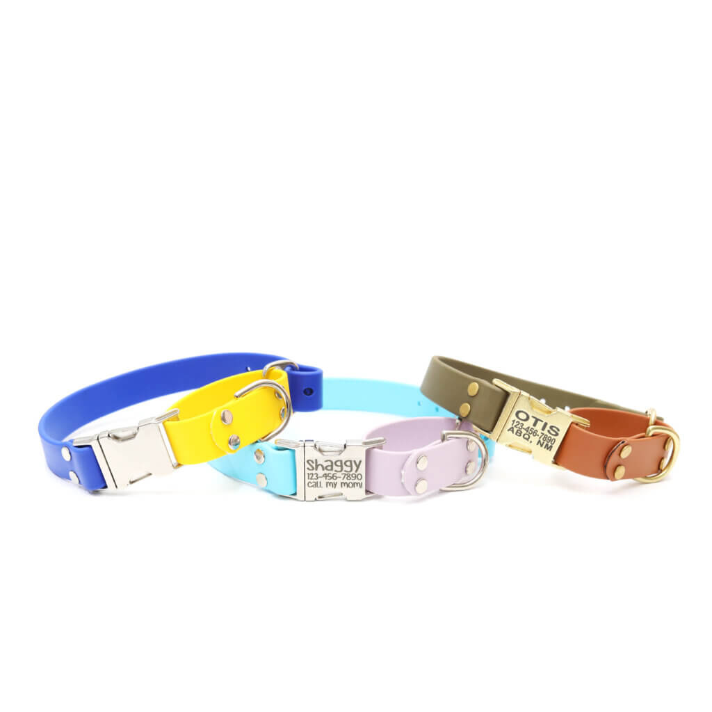 waterproof buckle martingale w biothane loop