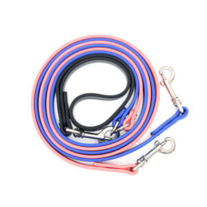 waterproof biothane double leash