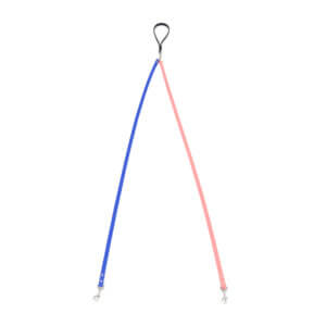 waterproof biothane double leash