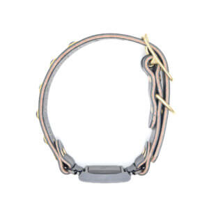 johnny leather fi compatible studded belt buckle collars