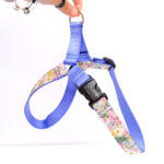 Easy On Cotton Voile Dog Harness - Pink Daisy Floral