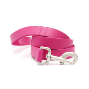 sewn midweight leash raspberry