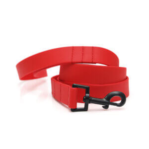 sewn midweight leash red waterproof