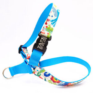 dog harness with engraving Frida laminated cotton