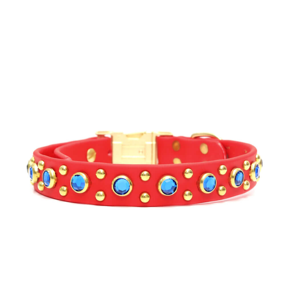 fourth of july studded collar