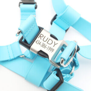lightweight waterproof fi compatible step in harness
