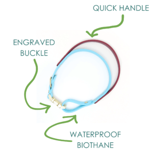 waterproof side release collar w handle tactical