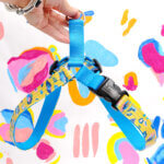 Easy On Laminated Cotton Dog Harness - Savannah Leopard