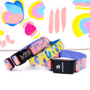 fi dog collar feminine leopard print savannah