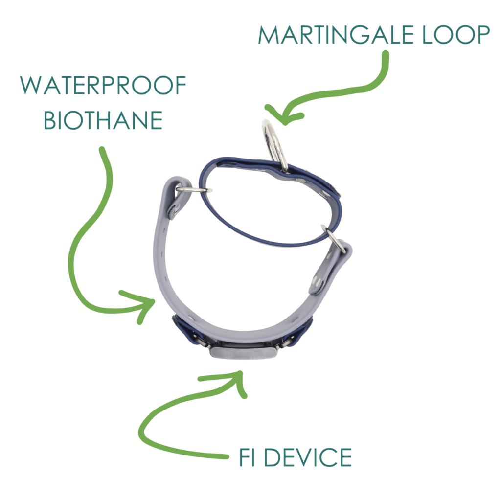 wide two tone waterproof fi compatible martingales