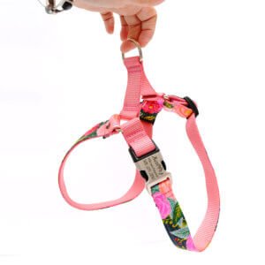 easy on dog harness rifle paper floral juliet personalized