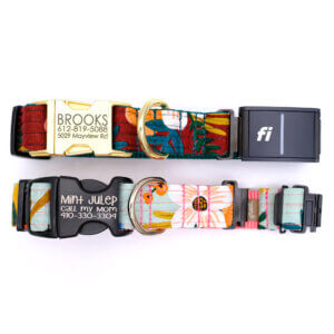 fi dog collars lively rifle co fabric floral