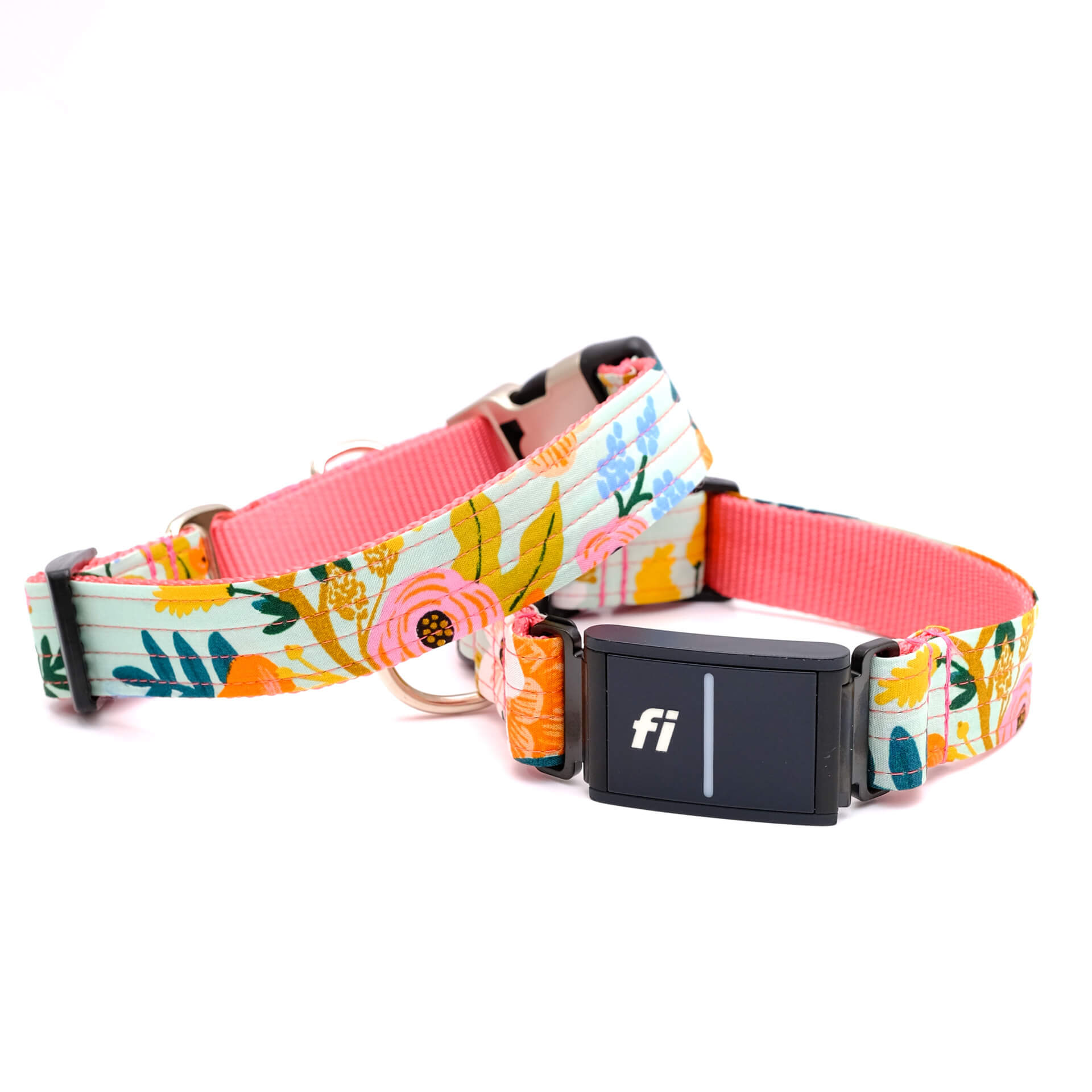 mint lively fi dog collar flowers rifle co