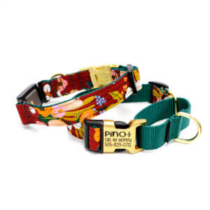 wine floral martingale collar personalized lively