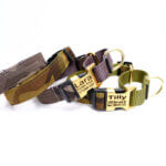 Camo Dog Collar - Canvas Personalized Martingale