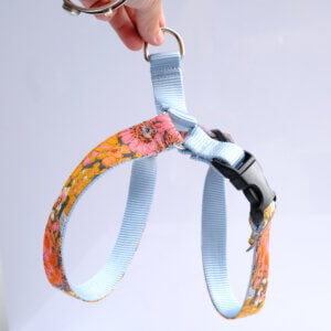 autumn dog harness flannel