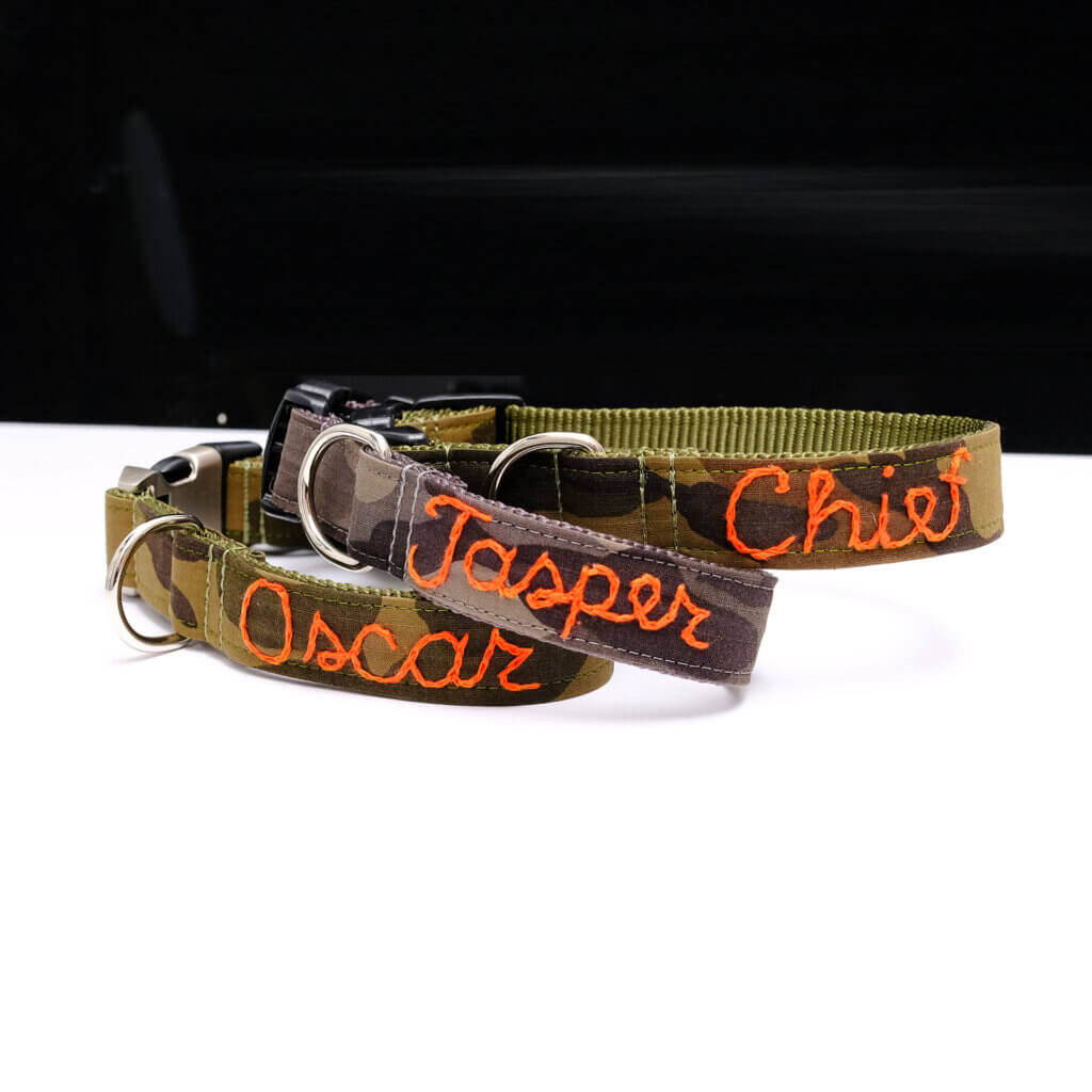 camo dog collar midwest princess